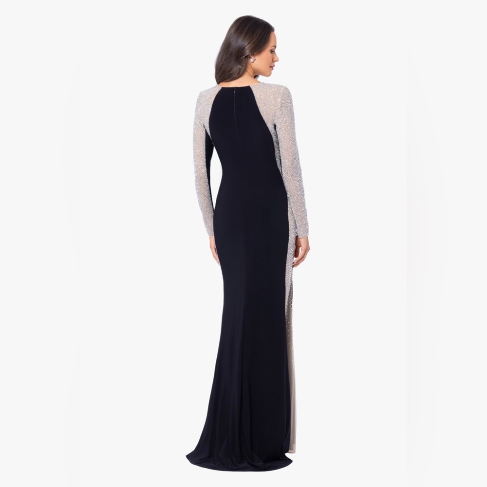 JILLIAN LONG SLEEVE CAVIAR DRESS - Picture 3 of 10